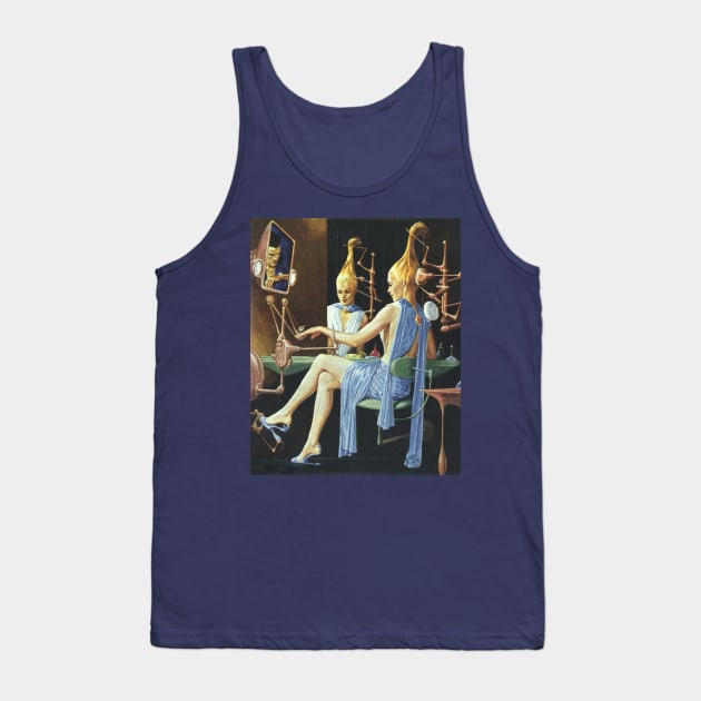 Vintage Science Fiction Tank Top by MasterpieceCafe